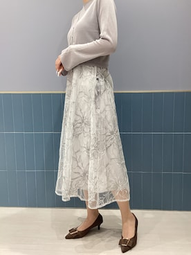 「アイテム（パンプス）」を使った、名古屋パルコ店さん（レディース・166cm）の夏コーディネート