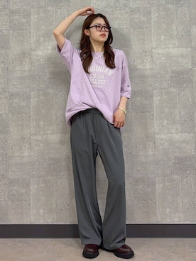 「RAGEBLUE（レイジブルー）のアイテム（アクセサリー）」を使った、みさきさん（レディース・161cm）の春コーディネート