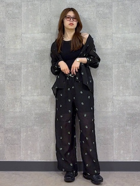 「ヘアアレンジ」｜みさきさん（レディース・161cm）の春コーディネート
