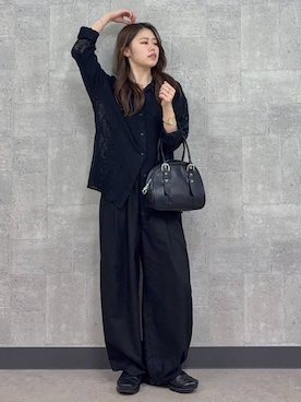 「RAGEBLUE（レイジブルー）のアイテム（バッグ）」を使った、みさきさん（レディース・161cm）の春コーディネート