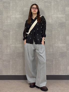 「RAGEBLUE（レイジブルー）のアイテム（バッグ）」を使った、みさきさん（レディース・161cm）の春コーディネート