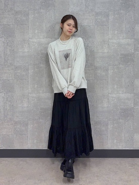 「RAGEBLUE（レイジブルー）のアイテム（アクセサリー）」を使った、みさきさん（レディース・161cm）の秋コーディネート