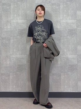 「ヘアアレンジ」｜みさきさん（レディース・161cm）の春コーディネート