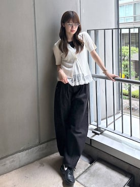 「RAGEBLUE（レイジブルー）のアイテム」を使った、みさきさん（レディース・161cm）の夏コーディネート