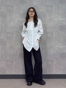 「RAGEBLUE（レイジブルー）のアイテム（アクセサリー）」を使った、みさきさん（レディース・161cm）の秋コーディネート