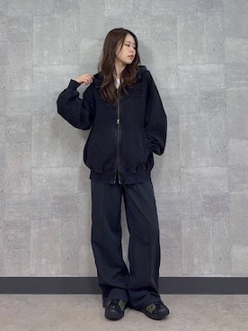 「RAGEBLUE（レイジブルー）のアイテム（ブルゾン）」を使った、みさきさん（レディース・161cm）の秋コーディネート