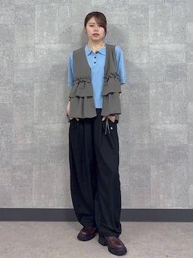 「RAGEBLUE（レイジブルー）のアイテム（アクセサリー）」を使った、みさきさん（レディース・161cm）の春コーディネート