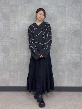 「RAGEBLUE（レイジブルー）のアイテム（アクセサリー）」を使った、みさきさん（レディース・161cm）の秋コーディネート