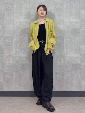 「RAGEBLUE（レイジブルー）のアイテム（アクセサリー）」を使った、みさきさん（レディース・161cm）の春コーディネート