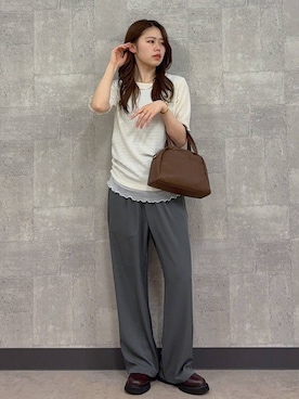 「RAGEBLUE（レイジブルー）のアイテム（アクセサリー）」を使った、みさきさん（レディース・161cm）の春コーディネート