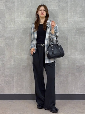 「RAGEBLUE（レイジブルー）のアイテム（アクセサリー）」を使った、みさきさん（レディース・161cm）の春コーディネート