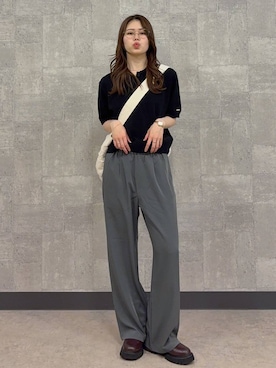 「RAGEBLUE（レイジブルー）のアイテム（バッグ）」を使った、みさきさん（レディース・161cm）の春コーディネート