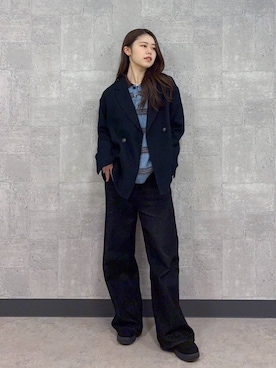 「アイテム（テーラードジャケット）」を使った、みさきさん（レディース・161cm・20代）の冬コーディネート