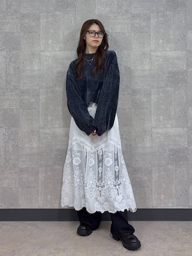 「RAGEBLUE（レイジブルー）のアイテム（アクセサリー）」を使った、みさきさん（レディース・161cm）の秋コーディネート