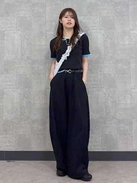 「ヘアアレンジ」｜みさきさん（レディース・161cm）の春コーディネート