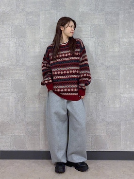 「RAGEBLUE（レイジブルー）のアイテム（アクセサリー）」を使った、みさきさん（レディース・161cm）の秋コーディネート