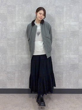 「RAGEBLUE（レイジブルー）のアイテム（アクセサリー）」を使った、みさきさん（レディース・161cm）の秋コーディネート