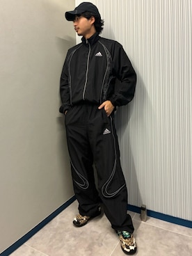 「アイテム（ナイロンジャケット）」を使った、kyoheiさん（メンズ・172cm）の夏コーディネート