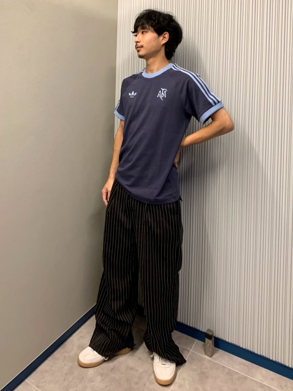 アディダス アルゼンチン アニバーサリーTシャツ - ブルー