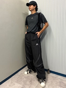 「アイテム（スウェットパンツ）」を使った、kyoheiさん（メンズ・172cm・20代）の夏コーディネート
