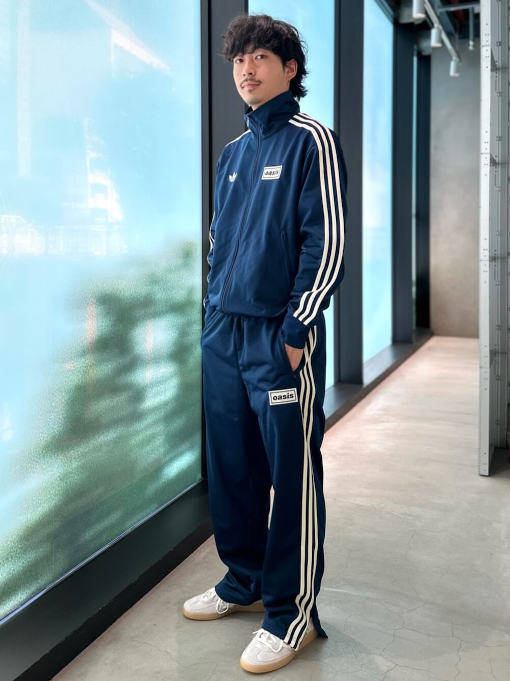 adidas Originals × Oasis ツアー ファイヤーバード トラックパンツを