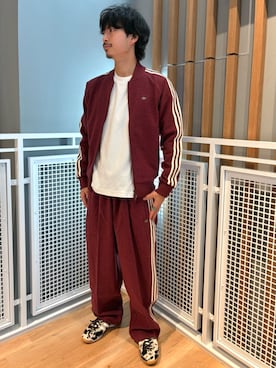 「アイテム（ジャージ）」を使った、kyoheiさん（メンズ・172cm）の秋コーディネート