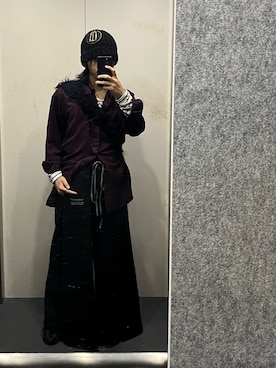 「アイテム（帽子）」を使った、フクロウさん（メンズ・173cm・10代）の秋コーディネート