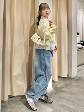 「w closet（ダブルクローゼット）のアイテム（ジャケット/アウター）」を使った、wclo_ccn831さん（レディース・158cm）の春コーディネート