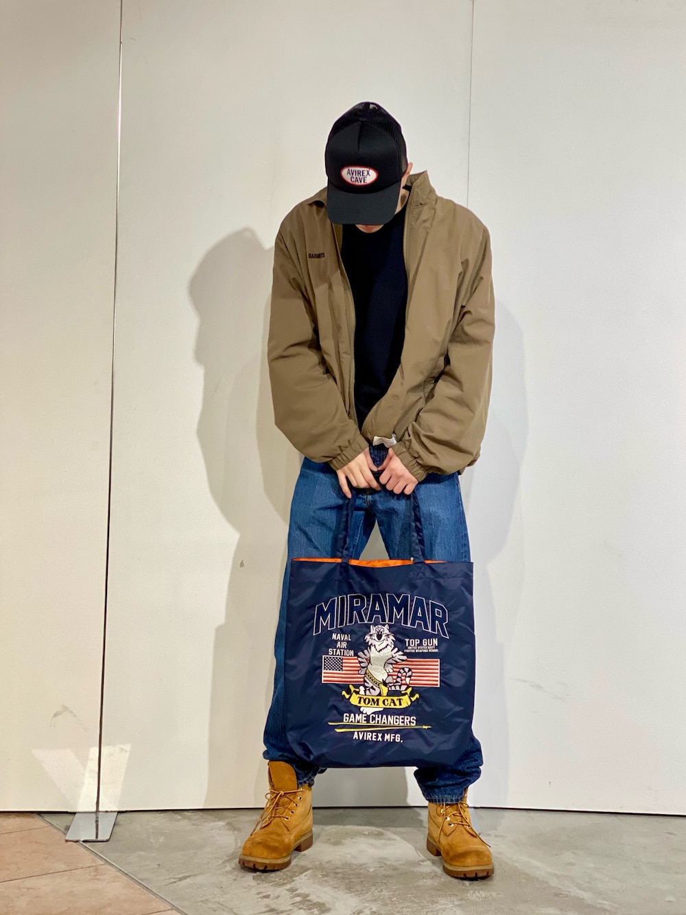 AVIREX（アヴィレックス）の「【直営店限定】刺繍 トートバッグ
