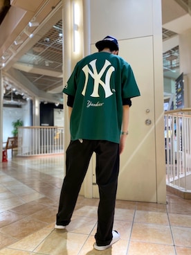 「AVIREX（アヴィレックス）のアイテム（サンダル）」を使った、10さん（メンズ・180cm）の夏コーディネート