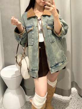 「アイテム（キャミソール）」を使った、kurumiさん（レディース・147cm）の秋コーディネート