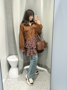 「アイテム（その他シューズ）」を使った、kurumiさん（レディース・147cm）の秋コーディネート
