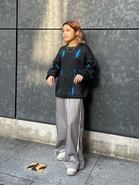「tk.TAKEO KIKUCHI（ティーケータケオキクチ）のアイテム（トップス）」を使った、lmfloresさん（レディース・150cm）の秋コーディネート