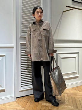 「MILOS（ミロス）のアイテム」を使った、lmfloresさん（レディース・150cm）の冬コーディネート