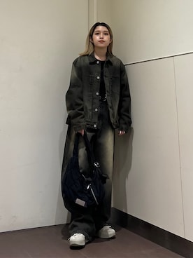 「tk.TAKEO KIKUCHI（ティーケータケオキクチ）のアイテム（ジャケット/アウター）」を使った、lmfloresさん（レディース・150cm）の春コーディネート