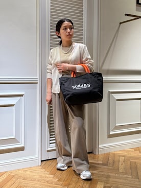 「NOMADIS（ノマディス）のアイテム」を使った、lmfloresさん（レディース・150cm）の夏コーディネート