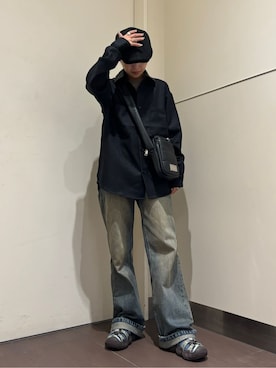 「tk.TAKEO KIKUCHI（ティーケータケオキクチ）のアイテム（帽子）」を使った、lmfloresさん（レディース・150cm）の秋コーディネート