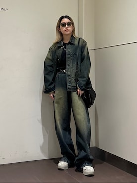 「tk.TAKEO KIKUCHI（ティーケータケオキクチ）のアイテム（ジャケット/アウター）」を使った、lmfloresさん（レディース・150cm）の春コーディネート