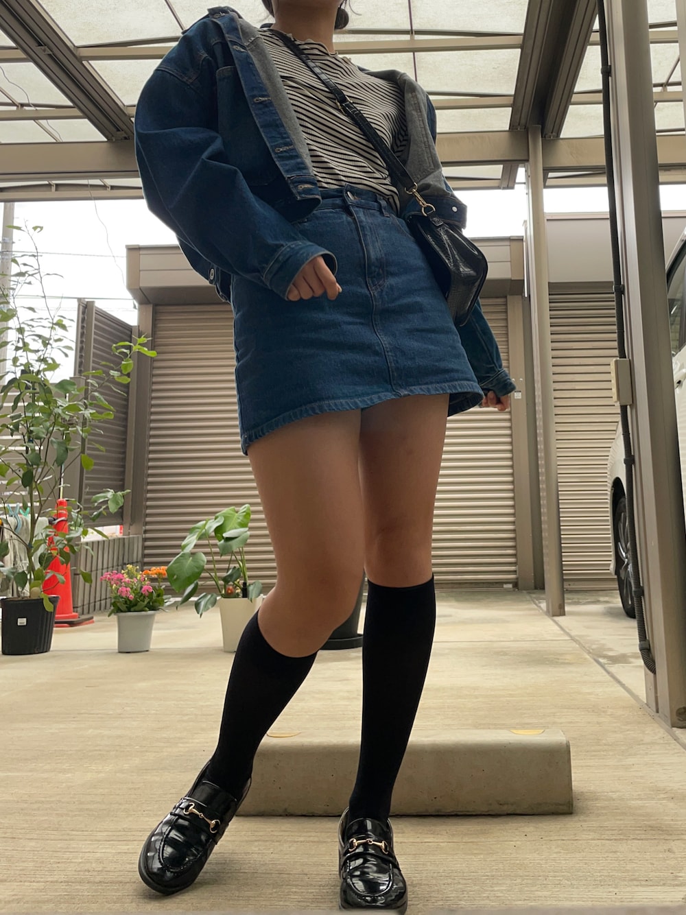 のあ Heather デニムアソートジャケット＆スカート セットアップ のあ様専用 Heather デニムアソートジャケット＆スカート セットアップ