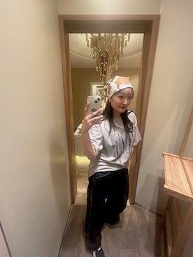 「BAL（バル）のアイテム」を使った、みーこさん（レディース・168cm）の夏コーディネート