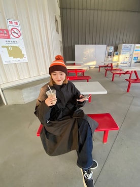 「AUTHENTIC（オーセンティック）のアイテム」を使った、みーこさん（レディース・168cm）の冬コーディネート