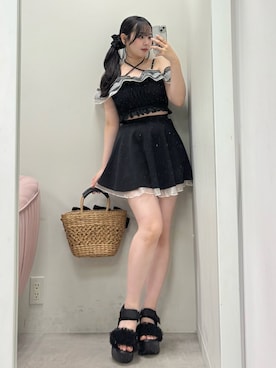 miyu《骨格ストレート/ブルベ》さん(レディース・152cm)の春コーディネート