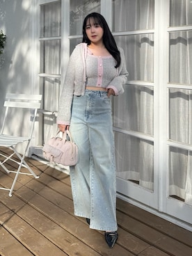 miyu《骨格ストレート/ブルベ》さん(レディース・152cm)の冬コーディネート