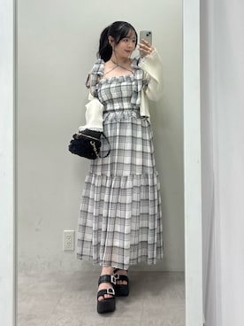 miyu《骨格ストレート/ブルベ》さん（レディース・152cm）の春コーディネート