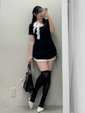 miyu《骨格ストレート/ブルベ》さん（レディース・152cm）の春コーディネート