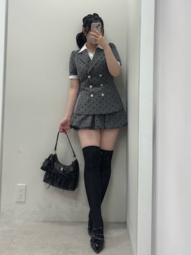 miyu《骨格ストレート/ブルベ》さん(レディース・152cm)の春コーディネート