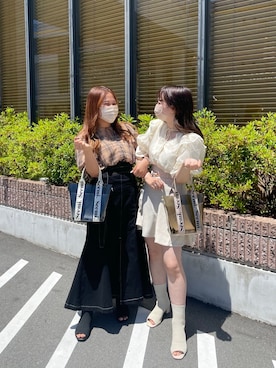 miyu《骨格ストレート/ブルベ》さん（レディース・152cm）の夏コーディネート