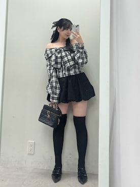 miyu《骨格ストレート/ブルベ》さん（レディース・152cm）の冬コーディネート