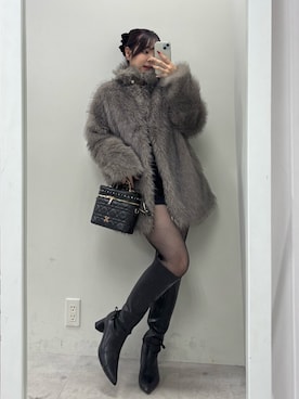 「アイテム（その他アウター）」を使った、miyu《骨格ストレート/ブルベ》さん（レディース・152cm・20代）の秋コーディネート