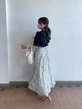 miyu《骨格ストレート/ブルベ》さん(レディース・152cm)の夏コーディネート